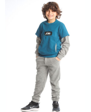 Joyce Σετ Φόρμας για Αγόρι Μπλε ΧΩΡΙΣ ΧΝΟΥΔΙ