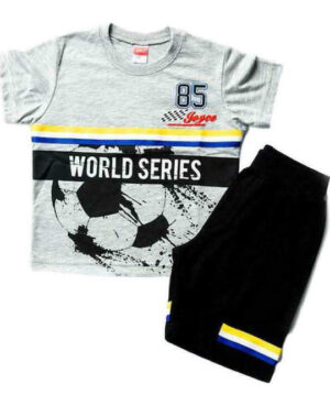 JOYCE ΠΑΙΔΙΚΟ ΣΕΤ ΜΕ ΣΟΡΤΣ ΚΑΛΟΚΑΙΡΙΝΟ 2ΤΜΧ γκρι μελανζε