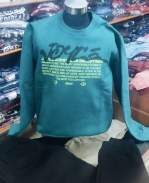 Joyce Σετ Φόρμας χειμερινό για Αγόρι πετρόλ με μαύρο παντελόνι