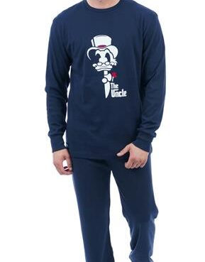 Ανδρική Χειμερινή Πυτζάμα Βαμβακερή Sara "THE UNCLE"